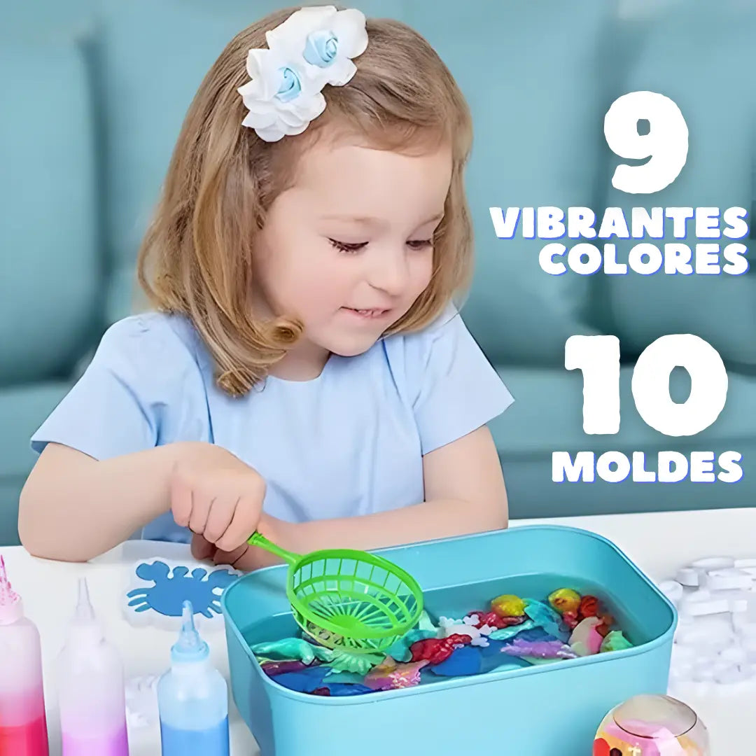 Aqua Fairy 3D ¡Convierte Agua en Criaturas Mágicas! (27 piezas)