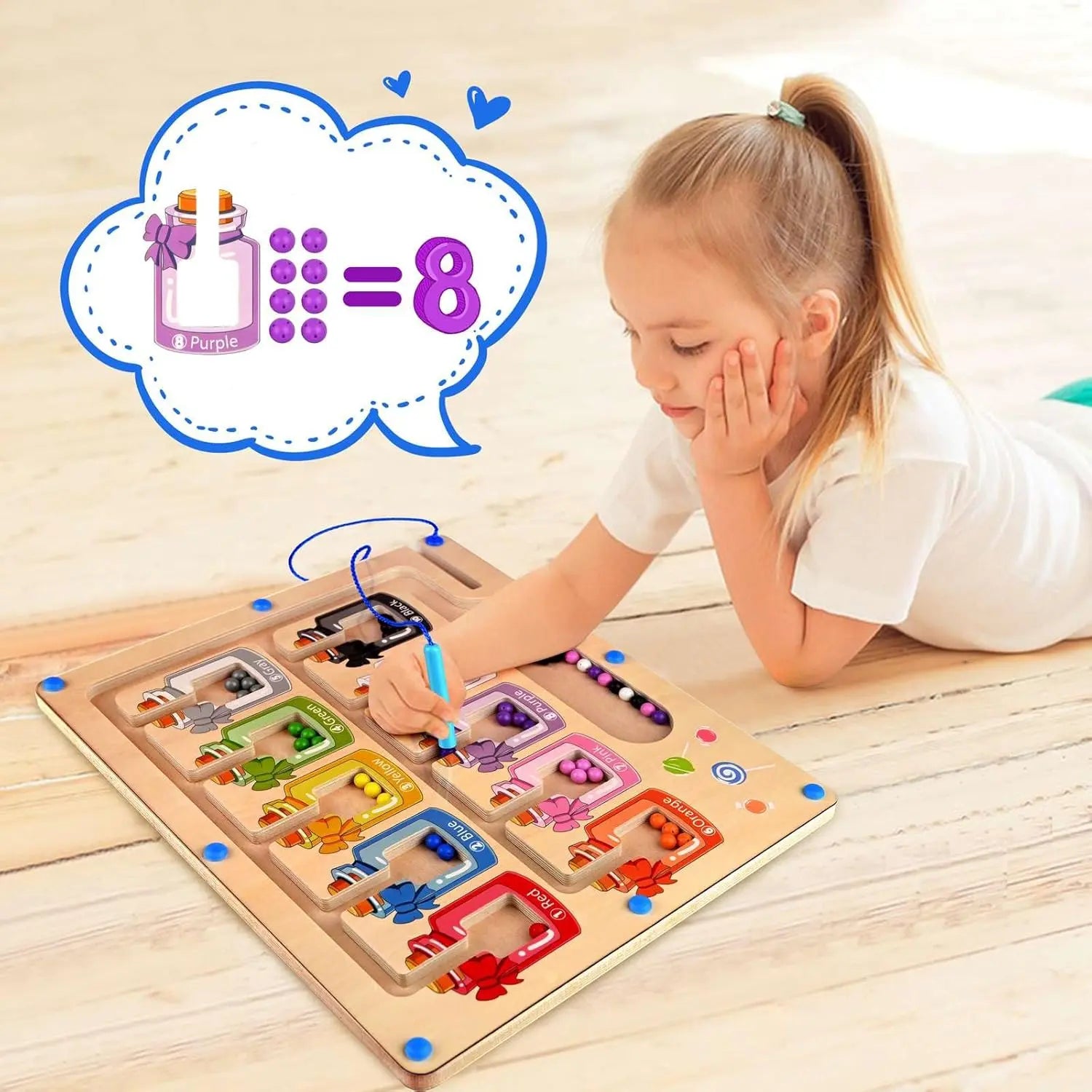 Magnetix | Tablero Magnético de Conteo y Colores - Magnolia Chile