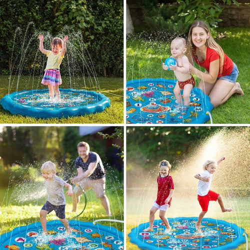 Splash Pad con Efecto Lluvia 360° (1.7 metros)– Juego Acuático Infantil - Magnolia Chile