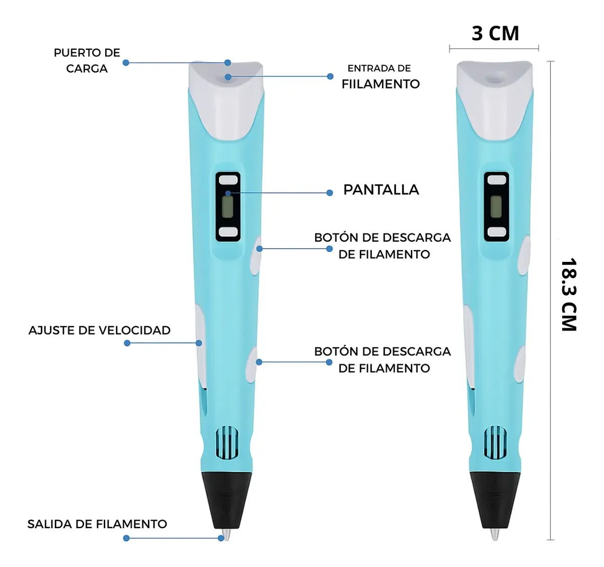 Lápiz Impresora 3D