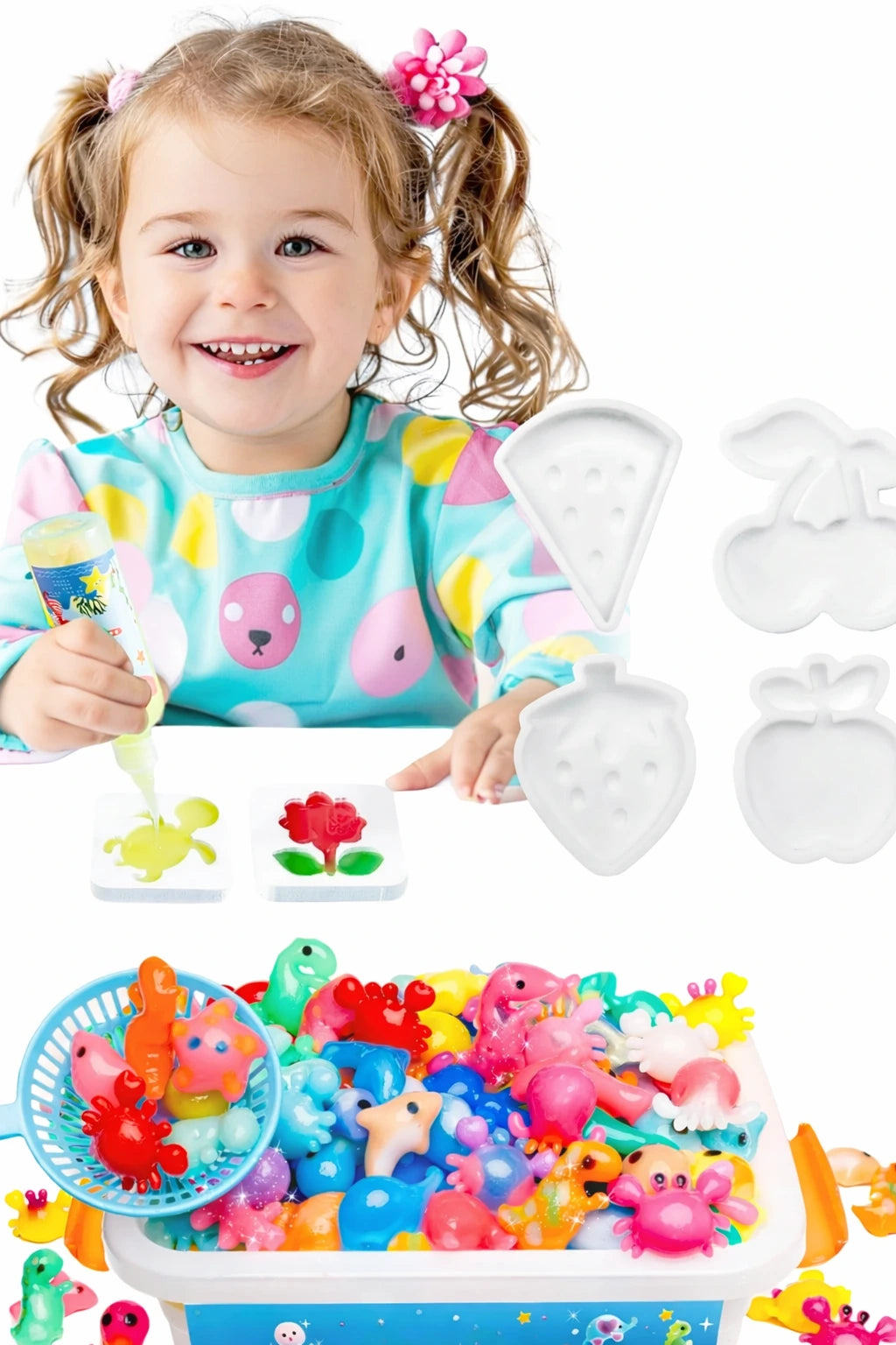 Aqua Fairy 3D ¡Convierte Agua en Criaturas Mágicas! (27 piezas)