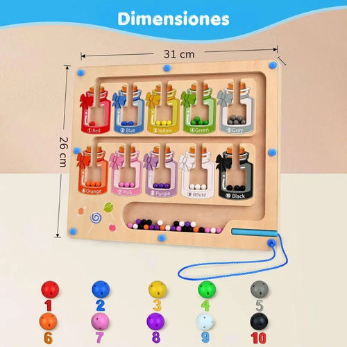 Magnetix | Tablero Magnético de Conteo y Colores - Magnolia Chile